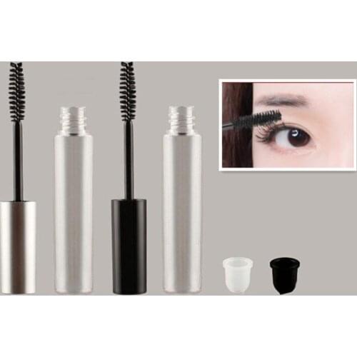 100pcs/lot 10mL Empty Black Eyelash Tube Mascara Cream Vial/Container Fashionable Refillable Bottles Makeup Tool Accessories