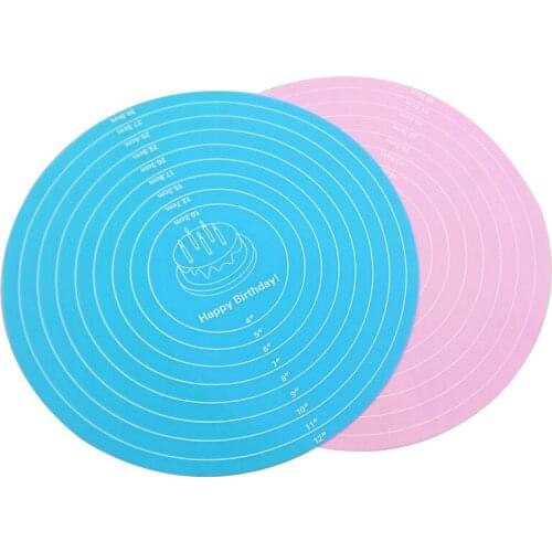 Collapsible Non-stick Silicone Baking Mat Kneading Dough Pad Baking Tray Inner Liner Kitchen Pizza Tools Cake Board Cocina Home