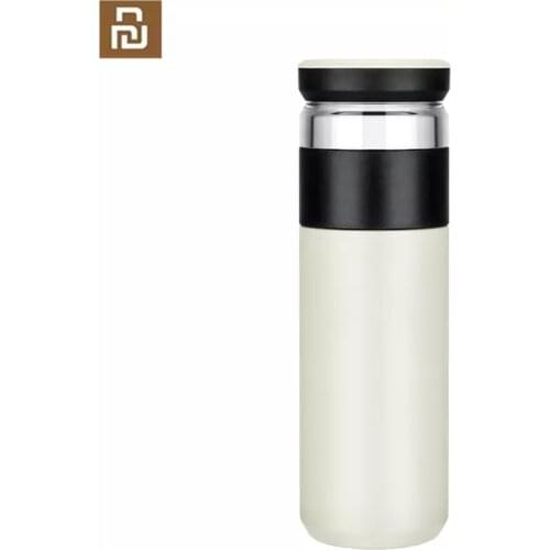 Youpin Fun Home Portable Water Vacuum Cup Outdoor Travel Tea water separation Bottle Warm Grade Tea Cup 520ml
