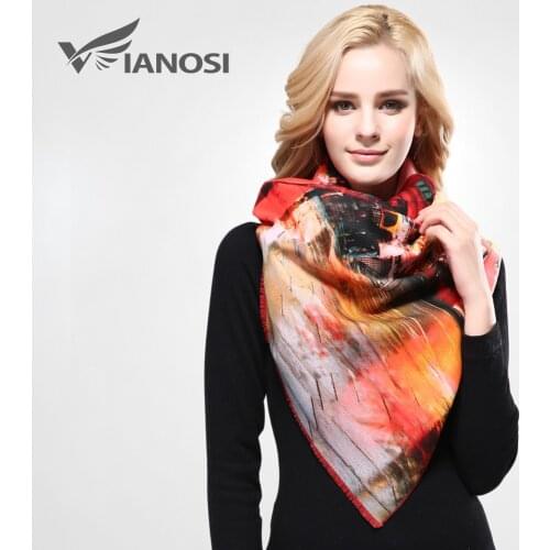 [VIANOSI] Designer Scarf Luxury Brand Scarves Women Printing Shawl Woman Foulard Warm Wool Scarf Cashmere Echarpe VA073