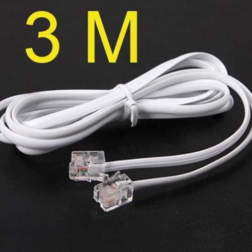 High Speed 3m 10ft RJ11 Telephone Phone ADSL Modem Line Cord Cable new