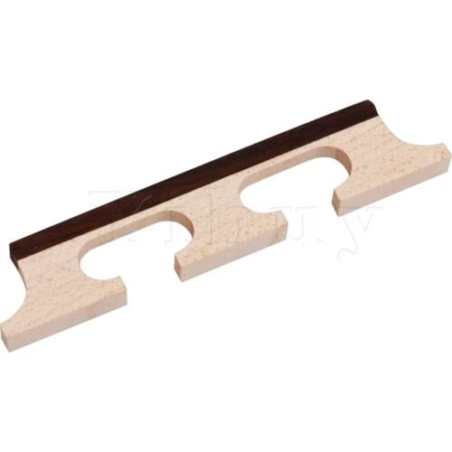 Yibuy 5 String Banjo Bridge 5/8" Maple And Ebony Popular 3-Legged Model