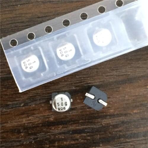 10pcs 1uF 50V SAMWHA VR Series 4x5mm 50V1uF SMD Aluminum Electrolytic Capacitor