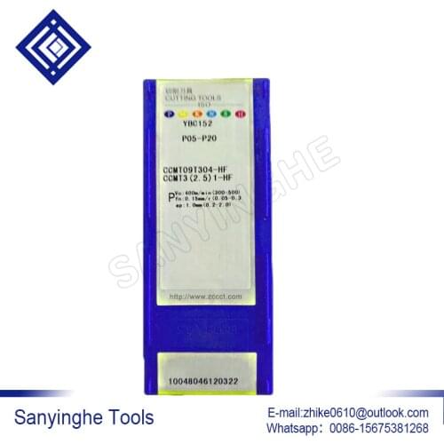 Free shipping high quality sanyinghe 10pcs/lots CCMT09T304-HF YBC152 cnc carbide turning inserts