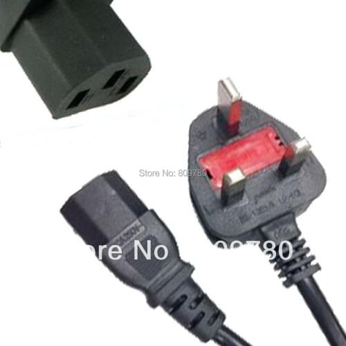 100PCS 100% new UK power cable/UK power cord/three wire cable/wire cord/three wire power cord
