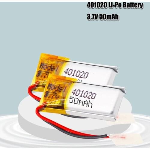 3.7v 50mah Rc Toys,Rc Cars Bluetooth speaker, Bluetooth headset, digital products Lithium polymer battery 3.7V 401020
