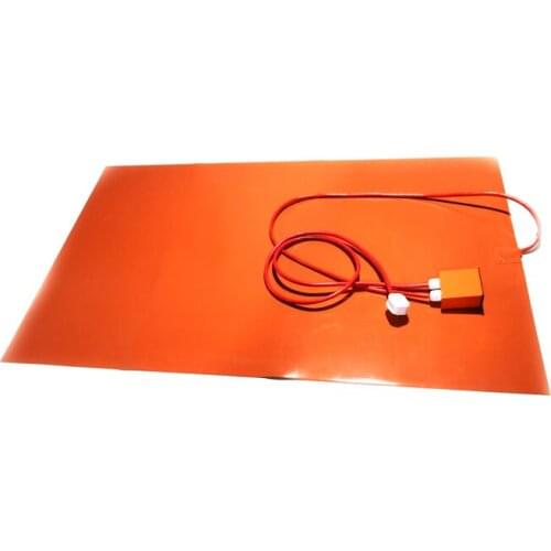 700*1200*1.5mm 220V 2900W Silicone Rubber Heater digital thermostat on wire 3000mm lead wire