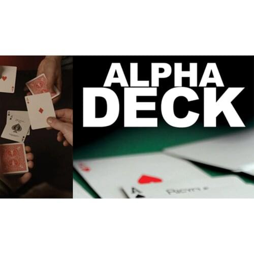 Alpha Deck (Cards and Online Instructions) by Richard Sander Card Magic Tricks Illusions Mentalism Magician Decks Fun