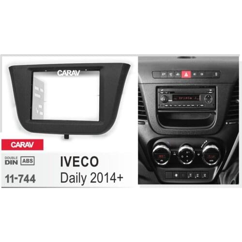 CARAV 11-744 double din dash kit audio car stereo radio install dash kit for IVECO Daily 2014
