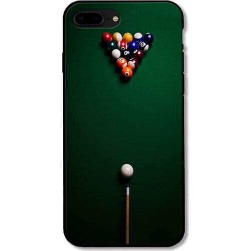 Billiard Table Pattern Design iPhone 8 Phone Case Billiard Accessories