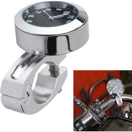 Mount Digital CNC Aluminum Clock Mini Waterproof Digital Watch 7/8 inch Motorbike Bicycle Waterproof Clock