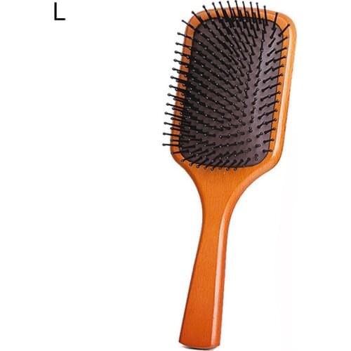 Wooden Paddle Hair Brush Detangling Hairbrush for Women Men and Kids Reduce Frizz and Massage Scalp