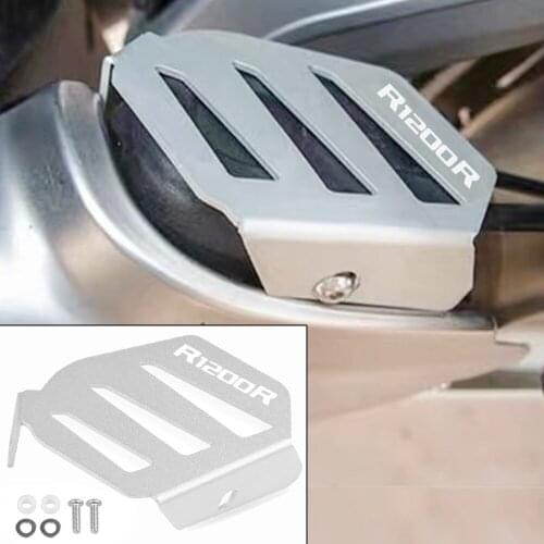FOR BMW R1200 R 1200 R LC 2014 2015 2016 2017 2018 2019 R1200 Motorcycle Accessories Aluminum Exhaust Flap Cover Guard Protector