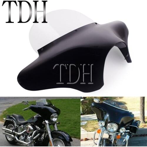 For Harley Touring Softail Road King Street Bob Electra Glide Motorcycle Front Outer Batwing Fairing FXD FLS FLHR FLST FXDB FXDF