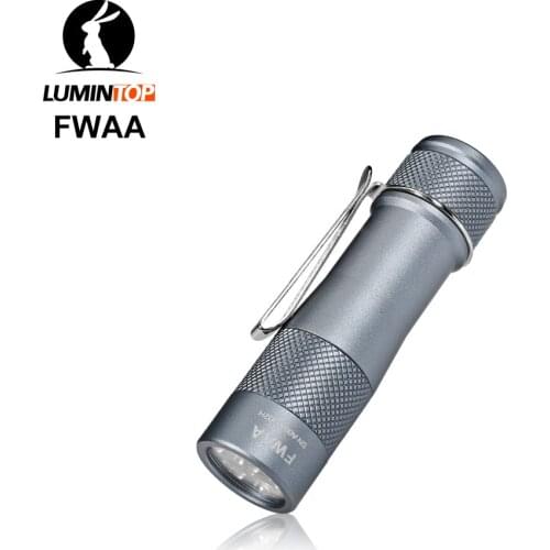 Lumintop FWAA 14500 flashlight powerful 1200 Lumens with Anduril UI tail switch portable pocket flashlight for riding camping