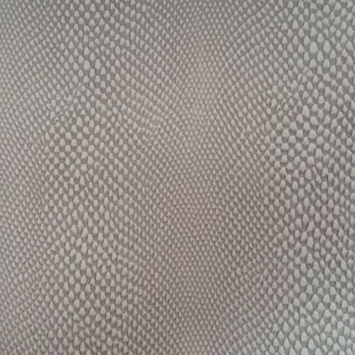 Synthetic PU leatherette snake leather material H004