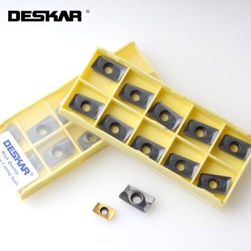 10PCS DESKAR APMT1604PDER H2 M2 QM APMT1604PEER XM APMT1605PEER APMT160420PDER GW LF6018 Mill Carbide Inserts CNC Lathe Cutter