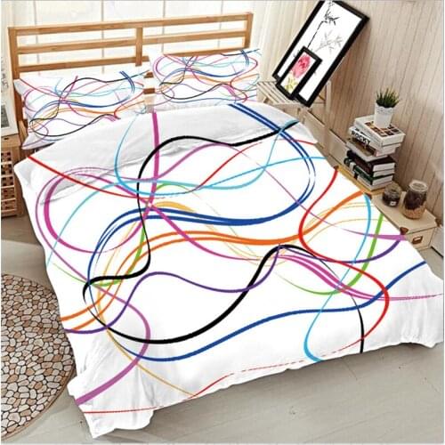 4/6pcs bedding set 3D digital printing red flowers duvet cover set bedsheet pillowcase US size super King