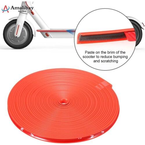 Amalibay 8.5M Skateboard Bumper Strip Scooter Frame Protective Strip Tape for Xiaomi Mijia M365 Electric Xiaomi Pro M365 Parts