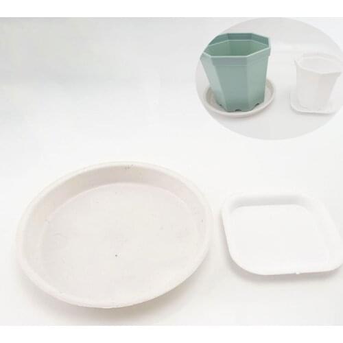 Plastic Flower Pot Drip Trays garden Planter holder stand Round square Shape Creative Saucer Home Garden Pot Case Supplies c1