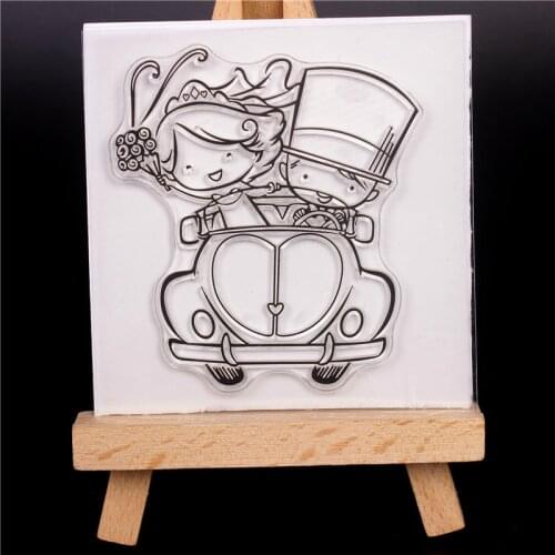 Transparent Clear Silicone Stamps And Metal Cutting Dies For DIY Scrapbooking Card Making Diy Cute Cartoon Photo Girls Boy