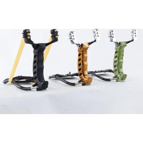 Toys Slingshot Powerful Hunting With 3 Rubber Band Tubing Catapult Professional Tactical Pocket Target Sling Shot Outdoor Bow