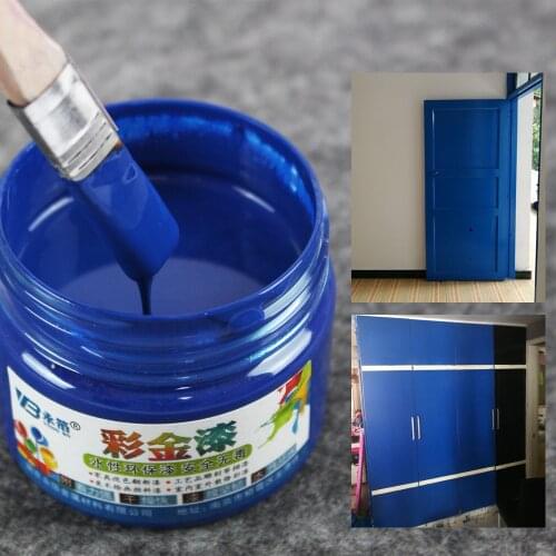Blue Acrylic Paint Is Water Color Painting Metal Furniture Rust Corrosion Painting Brush for Wood Protection Wholesale