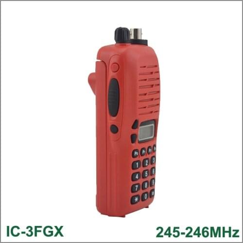 Brand New Walkie Talkie IC-3FGX 245-246MHz 100 Channels 5.5W 100 Channels DTMF Encoder FM Transceiver Two-way Radio(for icom)