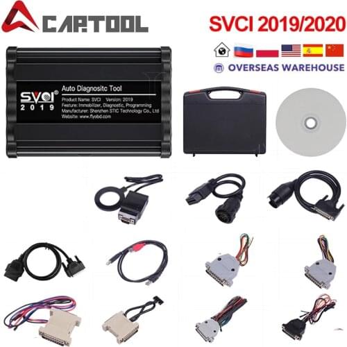 SVCI V2015 V2019 V2020 Version SVCI Full Version (Including 18 Software) OBD2 ABRITES Commander SVCI For Most Cars