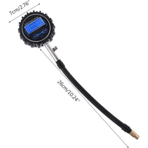 Vehicle Tire Tyre Air Pressure Gauge Digital Car Bike Motor Pressure Tester