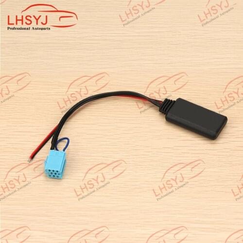 Car Radio 8 Pins Bluetooth-compatible AUX Adapter Cable for AUDI Chorus 2 Concert 1 2 Symphony 1 for Blaupunkt CD Receivers