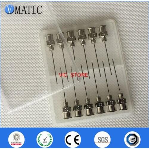 Free Shipping 12Pcs 1 Inch Tip Length 22G Variety Specification Stainless Steel Needle