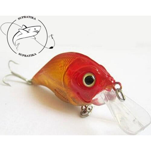 Bionic Anti-Corrosion Plastic Fishing Bait Artificial Floating Popper Crank Freshwater High Quality Fishing Lure Hard Bait