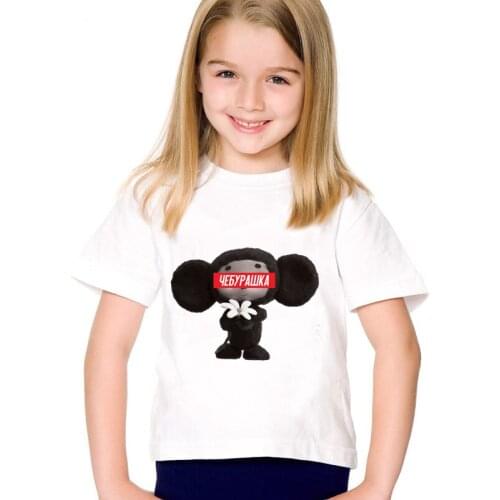 Kids t shirt for boys t shirts children clothing cute kawaii black girl t-shirts Tops Baby Casual tops for girls boy clothes