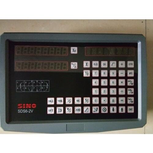 DRO 2 Axis Digital Readout SINO SDS6-2V For Mill Or Lathe Machine High quality NE