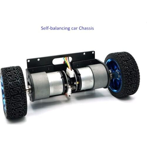 Two wheel self-balancing car suit Double frame Smart car chassis High power Aluminium alloy bottom plate