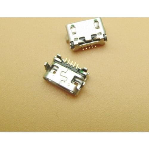 10pcs Micro USB Jack Connector Female 5 pin Charging Socket for Lenovo A10-70 A370E A3000 A3000H A5000 A7600 A7600H S910 S930
