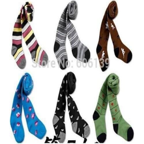 Hot Sale Variety Styles Colorful Print Cotton Kids Stocking Spring Autumn Baby Boys Girls Pantyhose 3pcs/lot