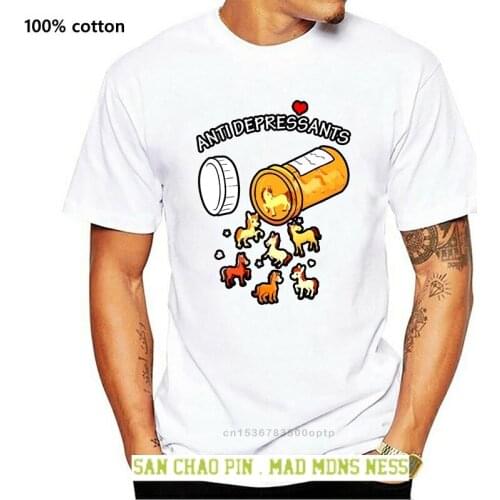 Men T Shirt Horse Anti Depressants(1) Women T-Shirt