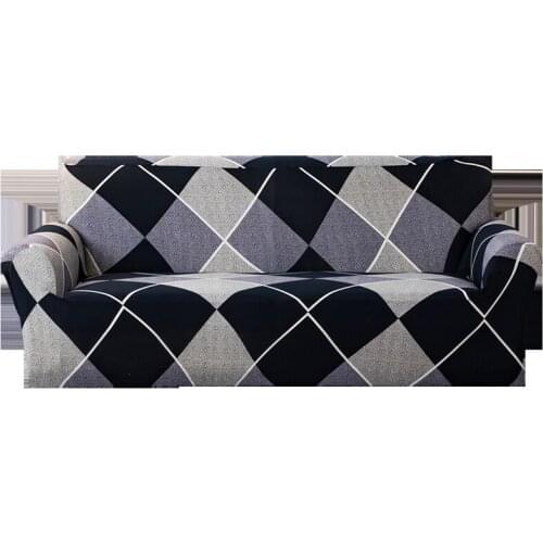 Soft Sanding L Shaped Sectional Sofa Cover Home Floral Printed All Cover Couch Cover 1/2/3/4 Seat Slipcovers for Living Room