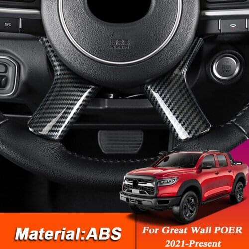 Car Styling Sticker For Great Wall POER Connon 2021-Present Interior Steering Wheel Sequin Decoration Auto Accessories