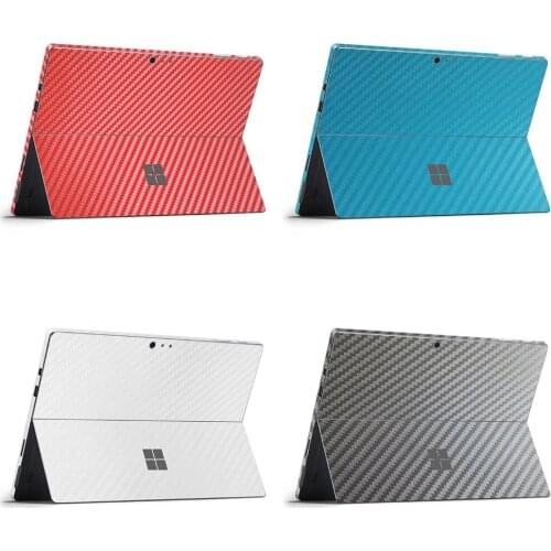 Carbon Fiber Decal Laptop Skin Sticker Cover for Microsoft Surface go 2
