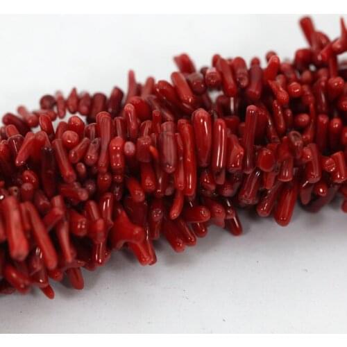 Natural Red Coral Beads Strands Chip Beads Seed Beads DIY Jewelry Making Beads 16'inches Coral Strands Wholesale 12 Colors CB016