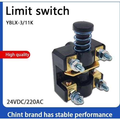 CHINT Limit Switch LX3-11K YBLX-3/11K 6A 500V Mechanical Spring Motor Control Micro switches 1NO 1NC 6A 500V 4 terminals screws