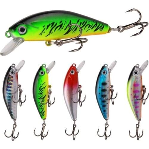 Peche Leurre SY Brand Minnow Bait 5.5CM/6.7G Sinking Stream Wobbler Fishing Lures For Perch Pike Trout Bass