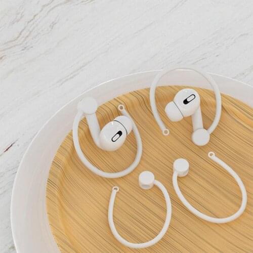 2PCS Silicone Mini Anti-lost Bluetooth Wireless Headset Earhooks Sport Ear Hook Earphone Protector Holder For Airpods