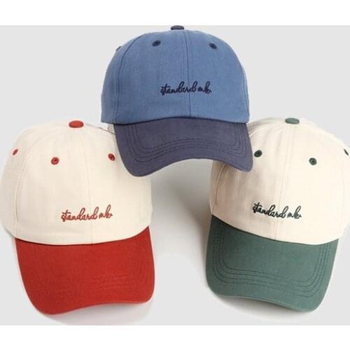 Sun Hat Letter Embroidery Womens Baseball Cap Spring And Summer Fashion Cotton Cap Soft Top Curved Brim Mens And Female Hats