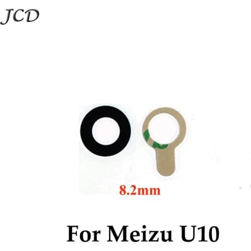 JCD 2pcs/lot back rear camera glass lens for MEIZU U10 U20 Rear Camera Lens Housing Parts Replacement