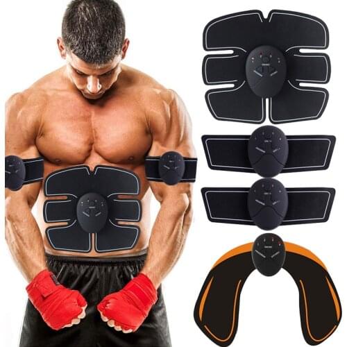EMS Wireless Muscle Stimulator Trainer Smart Fitness Abdominal Training Electric Weight Loss Stickers Body Slimming Belt Unisex