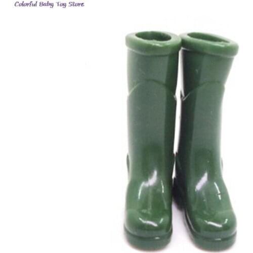 1Pairs Home Garden Yard Decoration 1/12 Scale Doll House Miniature Rubber Rain Boots